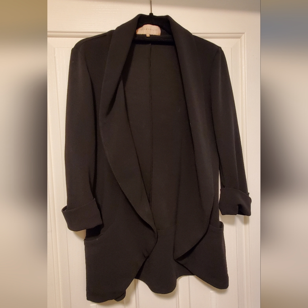 French Mauve Black Women's Blazer